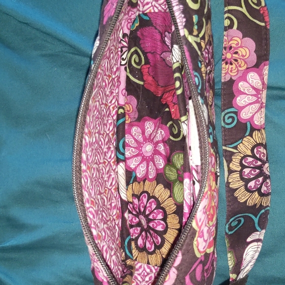Vera Bradley Handbag Mod Floral Pink (Retired Pattern) + BONUS matching wallet - Picture 4 of 8